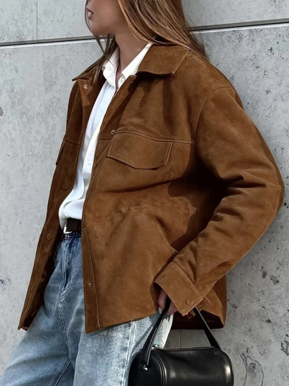 Vintage belted coat, versatile jacket - Picture 3 of 5